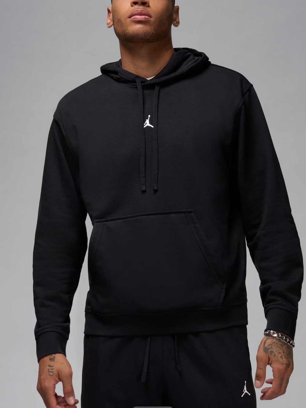 Nike Jordan Men's Crossover Black Crewneck Hoodie